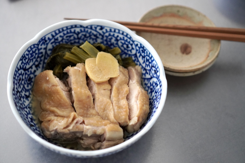 鶏肉と小松菜のさっぱり煮