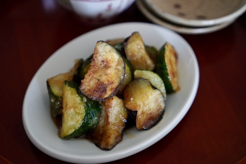 なすとズッキーニの南蛮漬け〜夏野菜の美味しい食べ方