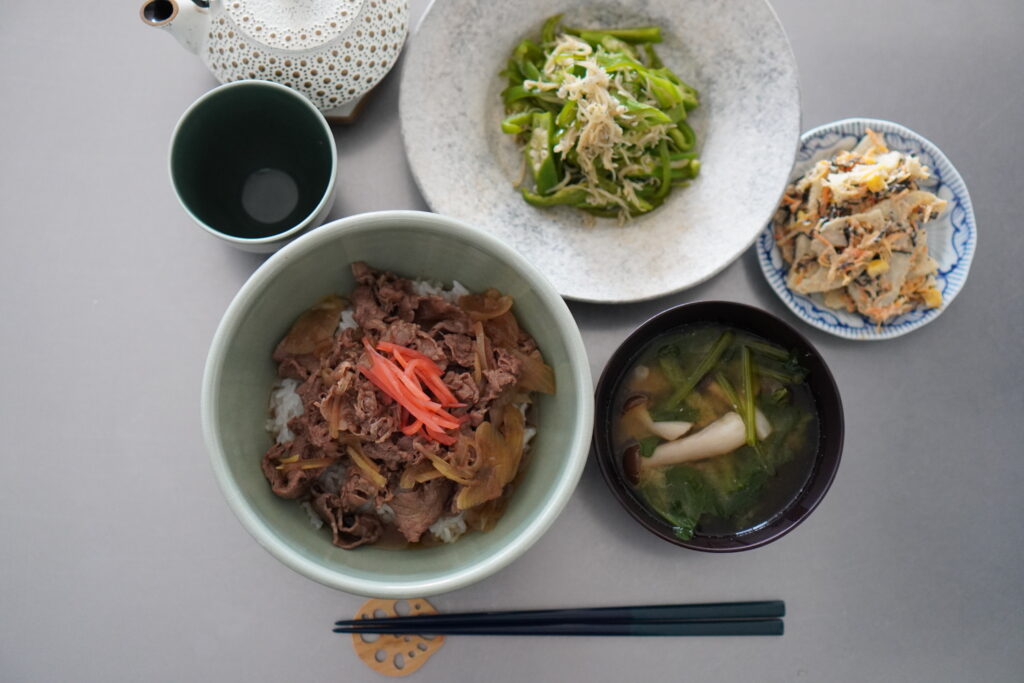 ぱぱっと簡単牛丼