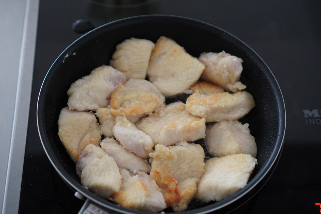 しっとり鶏むね肉のオイマヨ