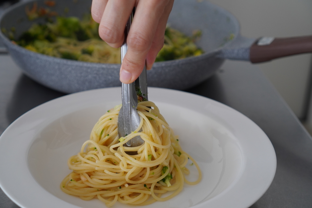 ブロッコリーと桜えびのパスタ