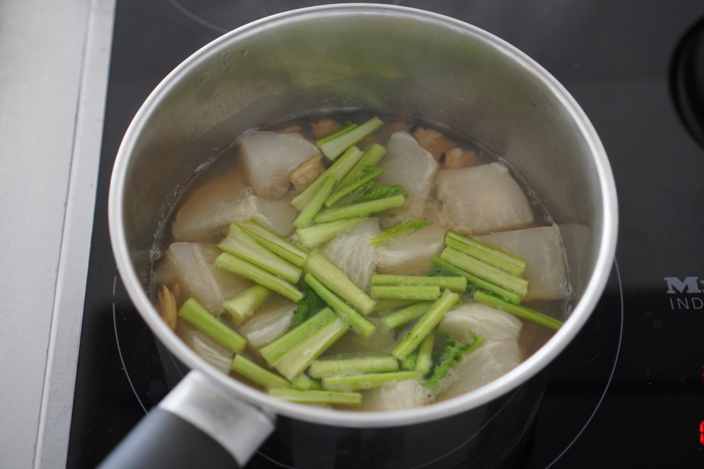 かぶとあさりの煮物