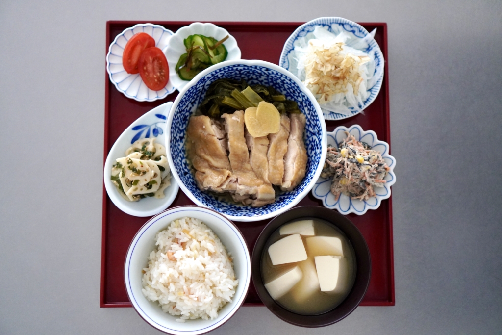 鶏肉と小松菜のさっぱり煮