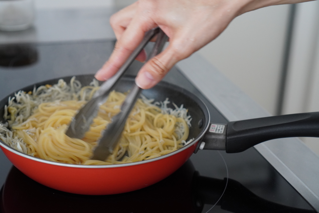 しらすと大葉の基本のパスタ