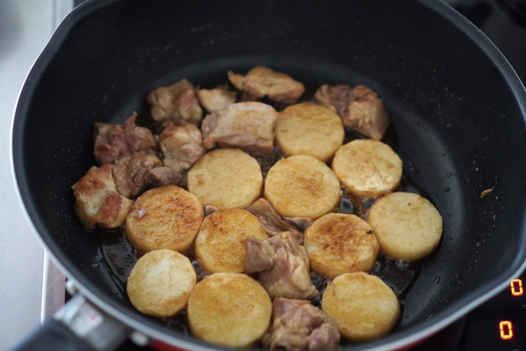 鶏肉と長芋の照り焼き