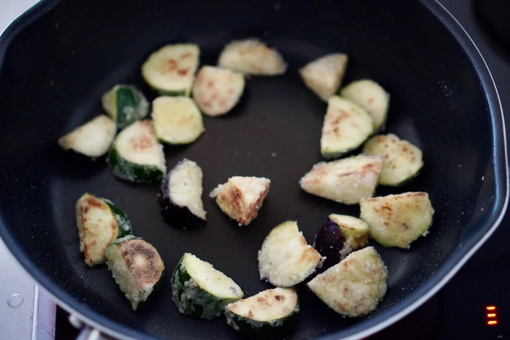 なすとズッキーニの南蛮漬け〜夏野菜の美味しい食べ方