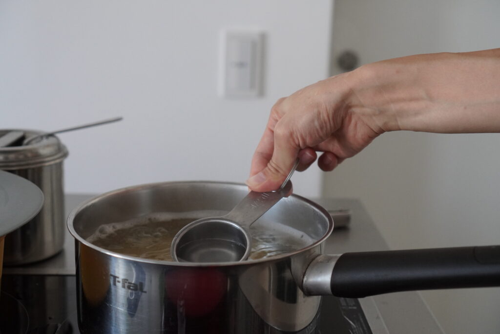 コーンとしらすのパスタ〜あっという間にできる簡単パスタ