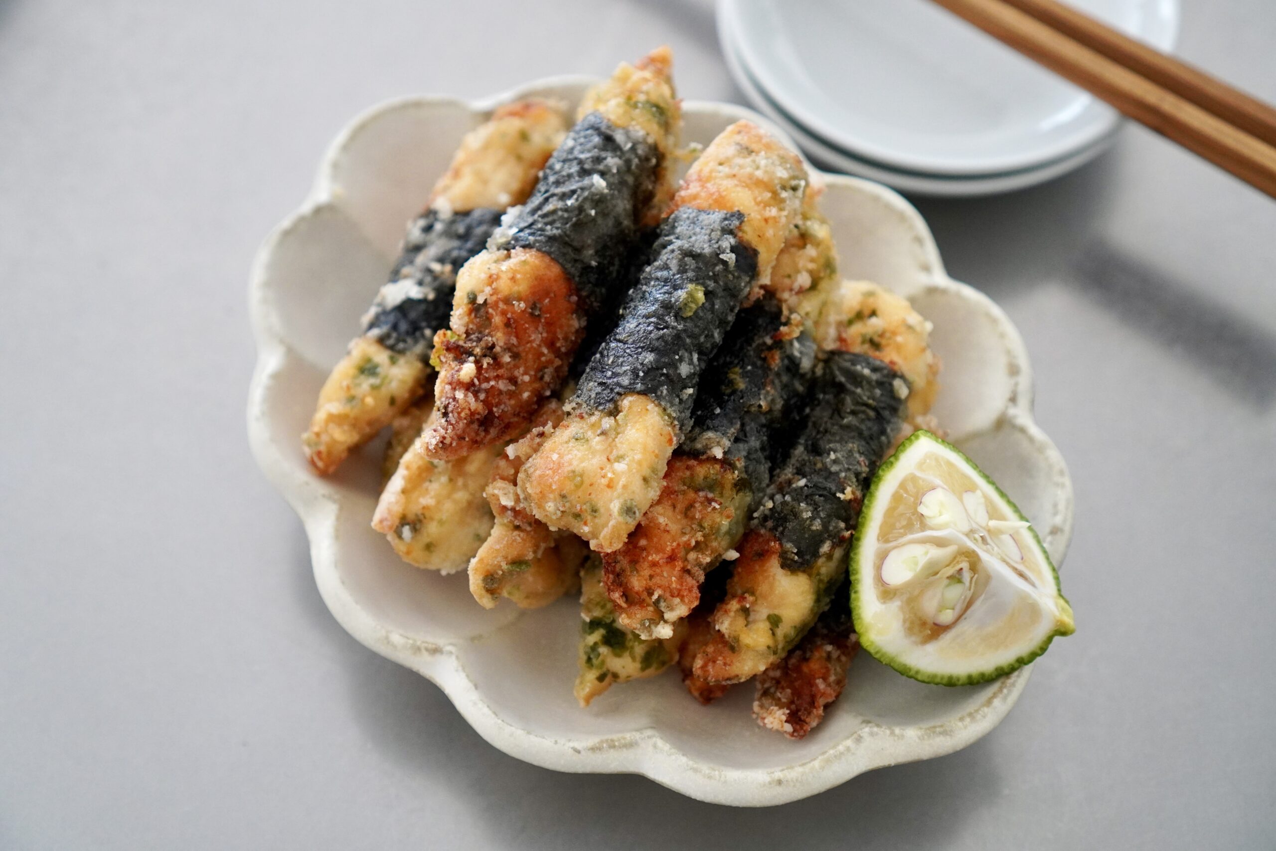 鶏ささみのダブル磯辺揚げ | のどかな暮らし