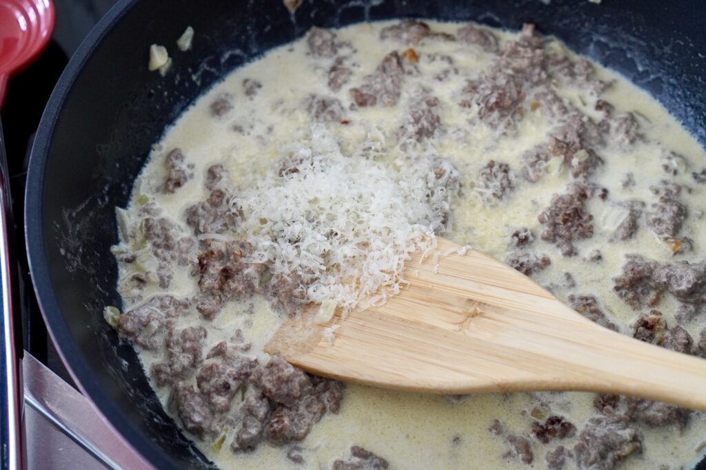 クリーミーなコク旨ミートソースパスタのレシピ