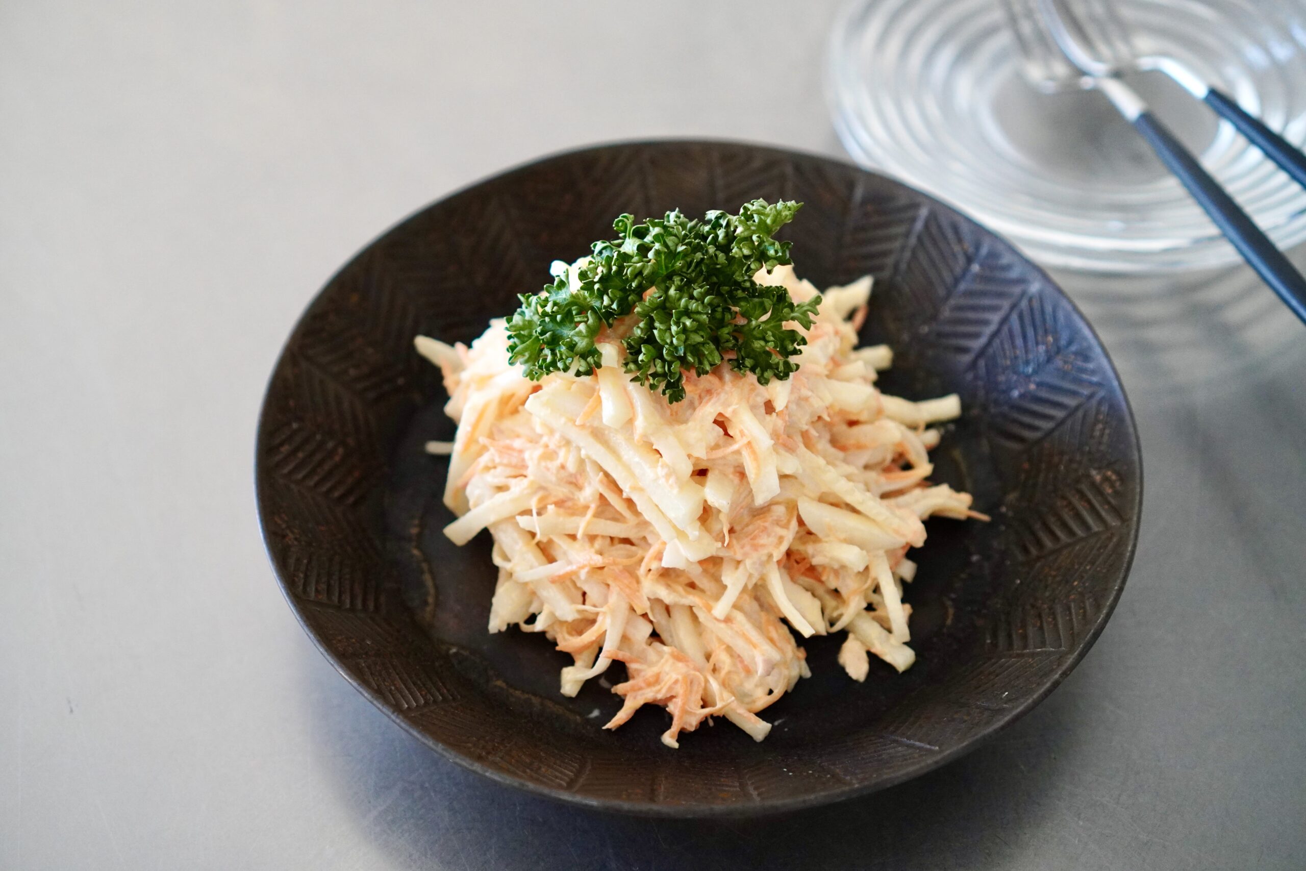 ぱぱっと副菜。大根とにんじんのツナマヨサラダ | のどかな暮らし